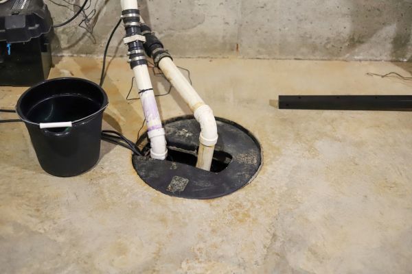 Basement Drainage Installation in Bothell